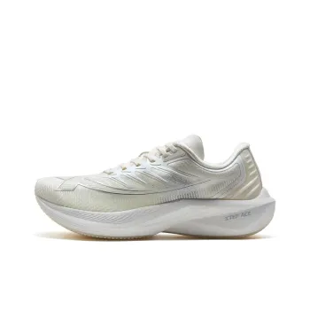 XTEP Low Top Rebound Cushioning Technology Training Running Shoes Men's Sail White