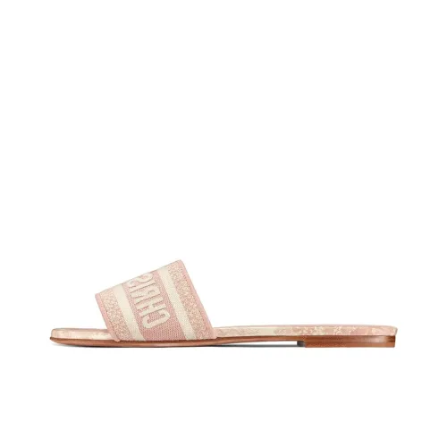 DIOR Dway Slide Slippers Women's Light Pink