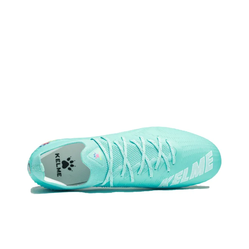 KELME Lightning 2.5 MG Rubber Short Studs Cushioned Wear Resistant Breathable Soccer Shoes Unisex Bright Blue-2
