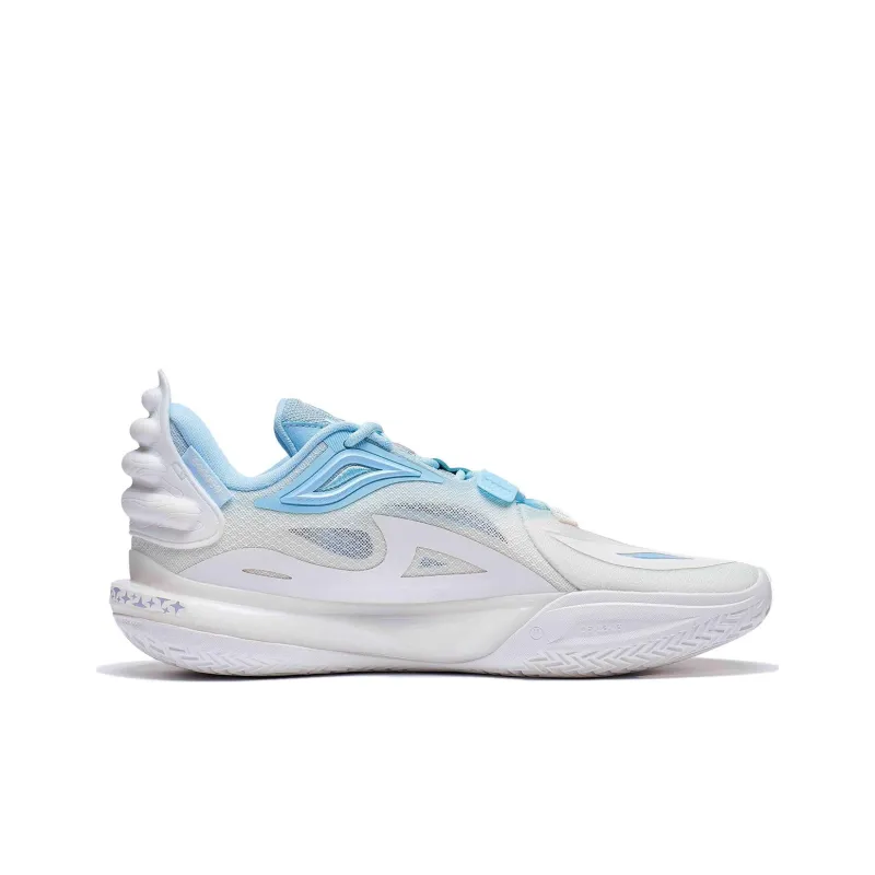 LiNing Wade All City 11 V2 Cushioning, Wear Resistant Low Top Basketball Shoes Men's Mist White-1