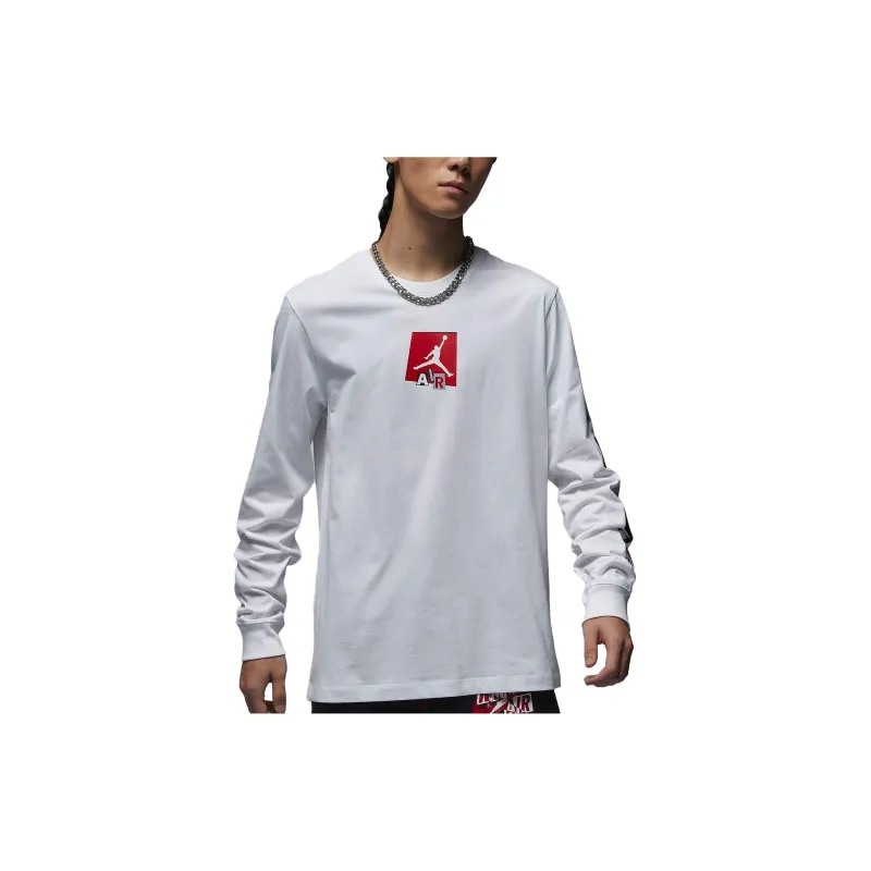 Jordan T Shirts Men White-1