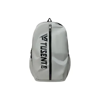 Deli Bear Oxford Backpack Large Size Unisex Gray/Dark Gray/Black/Red