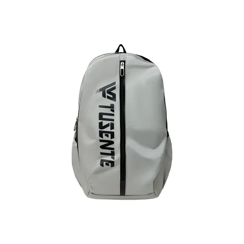 Deli Bear Oxford Backpack Large Size Unisex Gray/Dark Gray/Black/Red