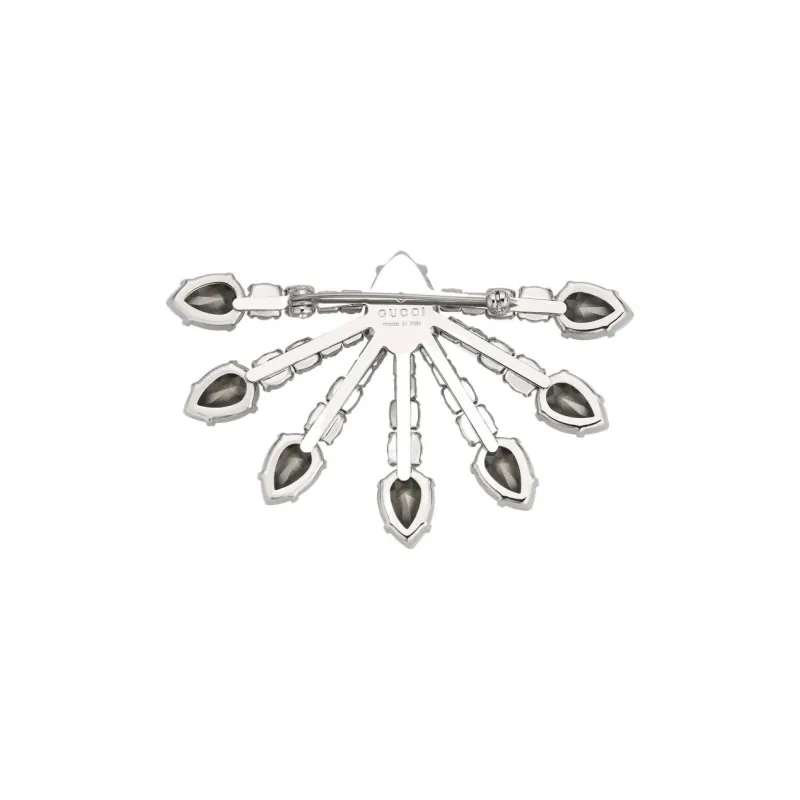 GUCCI 20th Century Crystal Single Clip On Earring Costume Earrings-1