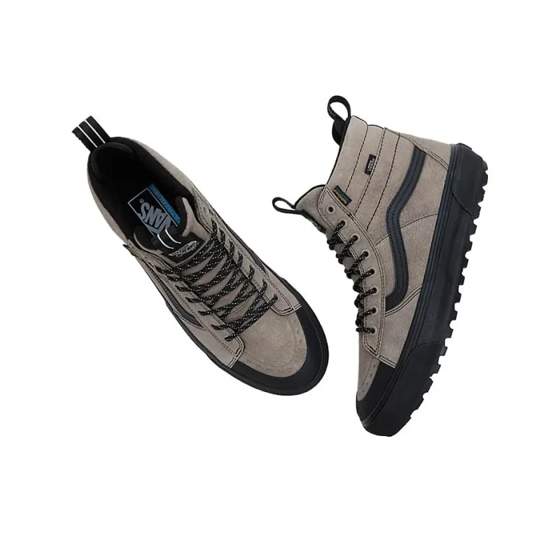 Vans SK8 MTE-2 Cushioning Wear-Resistant High-Top Skateboard Shoes Unisex Beige Black-3