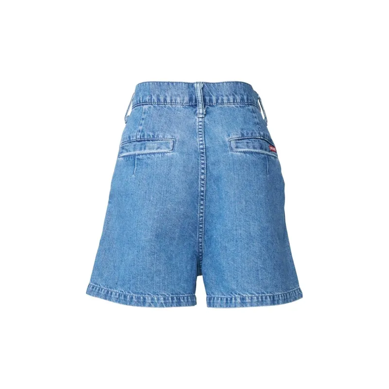 HYSTERIC GLAMOUR Denim Shorts Women's Light Indigo-1