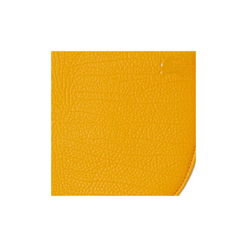 Burberry Calfskin Storage Bag Large Size Women's Touch Me Not Yellow-2