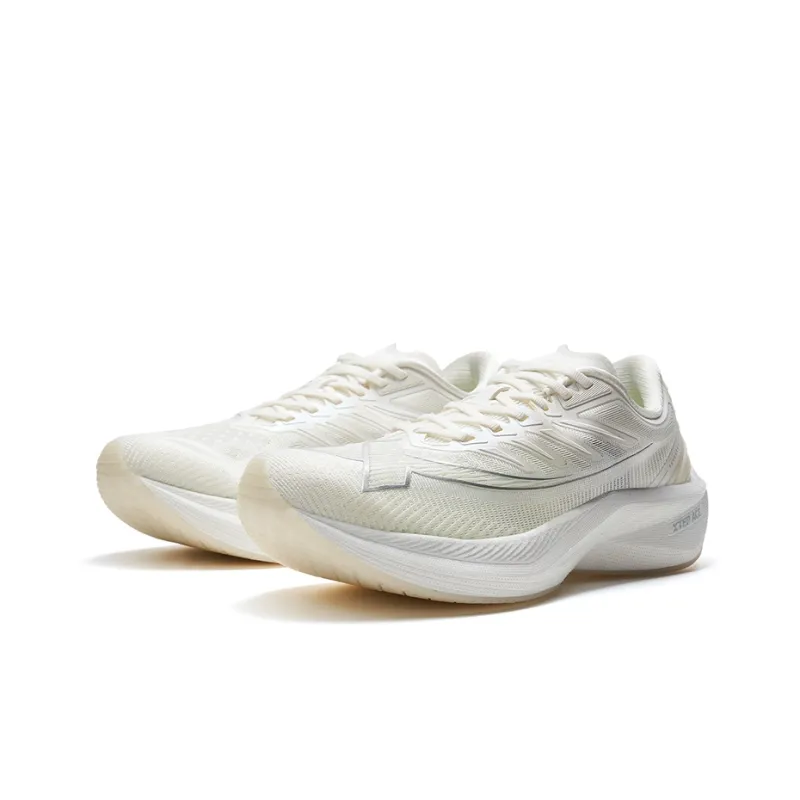 XTEP Low Top Rebound Cushioning Technology Training Running Shoes Men's Sail White-3