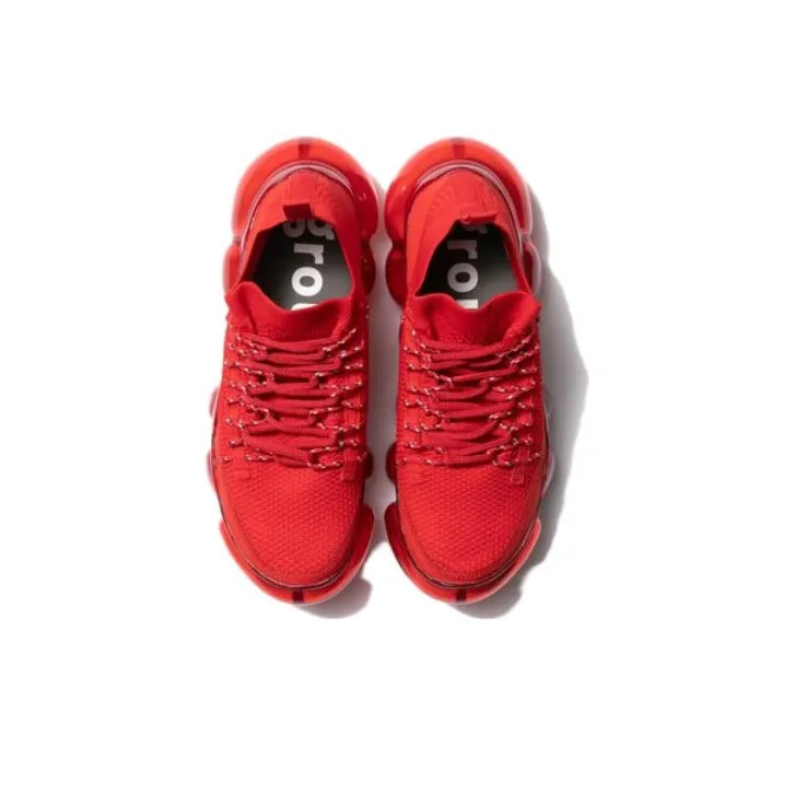 Grounds Low-Top Casual Shoes Unisex Red-2