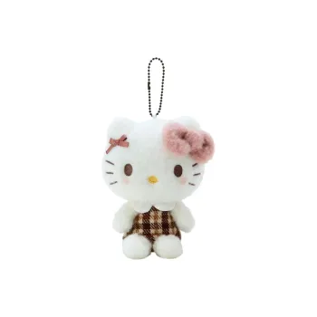 Sanrio Hello Kitty Mocha Plaid Collection Dolls Plush Pendant 15cm High