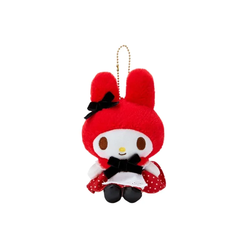 Sanrio My Melody Vintage Red Collection Dolls Plush Pendant 14cm Height-0