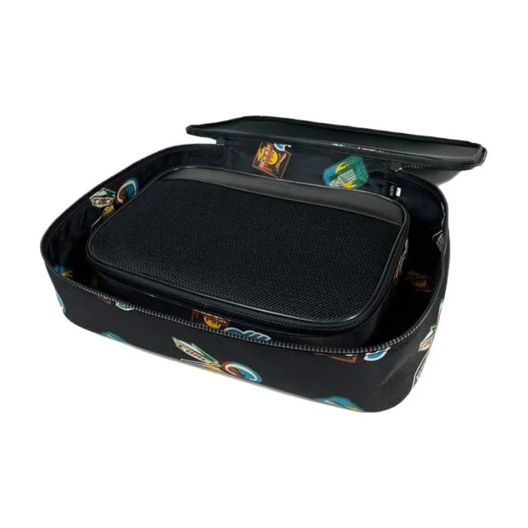 COACH Nylon And Leather Travel Bag Unisex Black-3