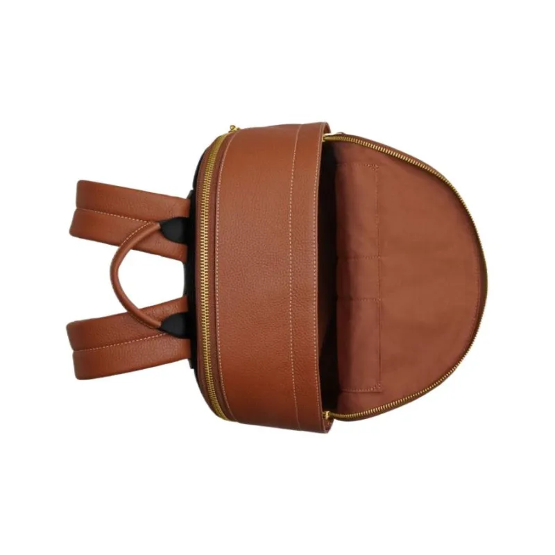 COACH X Disney Collaboration Fabric With Leather Backpack Large Size Unisex Khaki And Brown-2