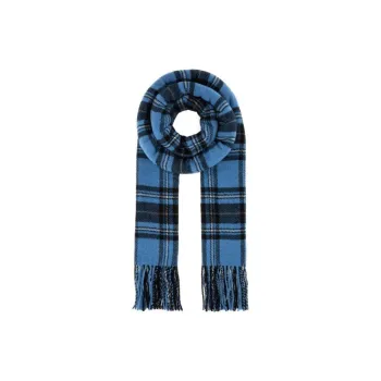 GANNI Knit Scarves Women's Blue Black