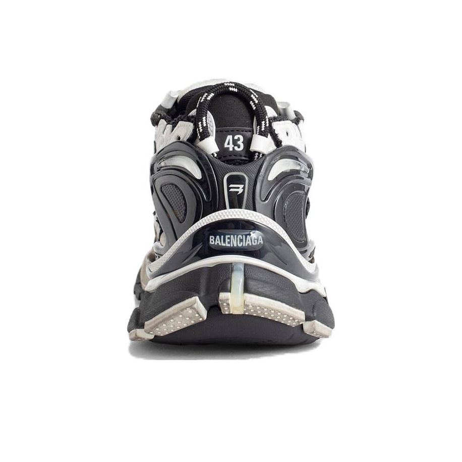 Balenciaga Runner Black White - POIZON