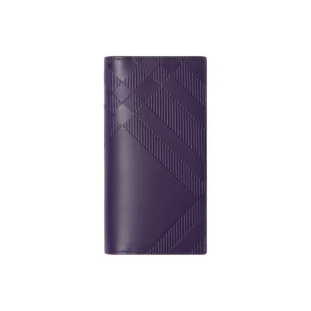 Burberry Calfskin Wallet Regular Men's Royal Purple