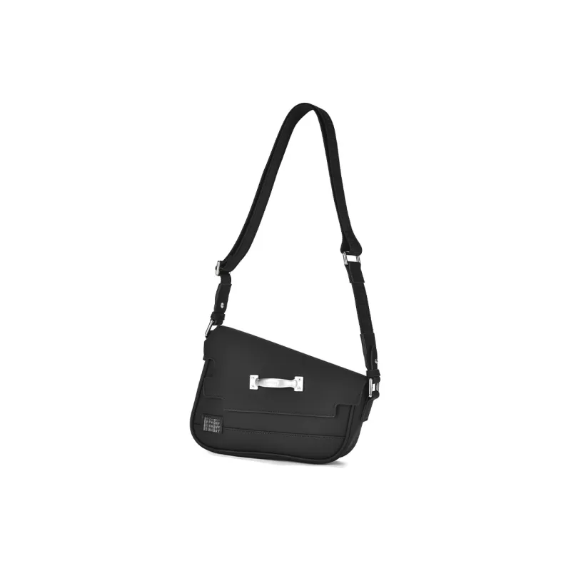 EPIPHQNY Skin Feel Material Shoulder Bag Unisex Black-12