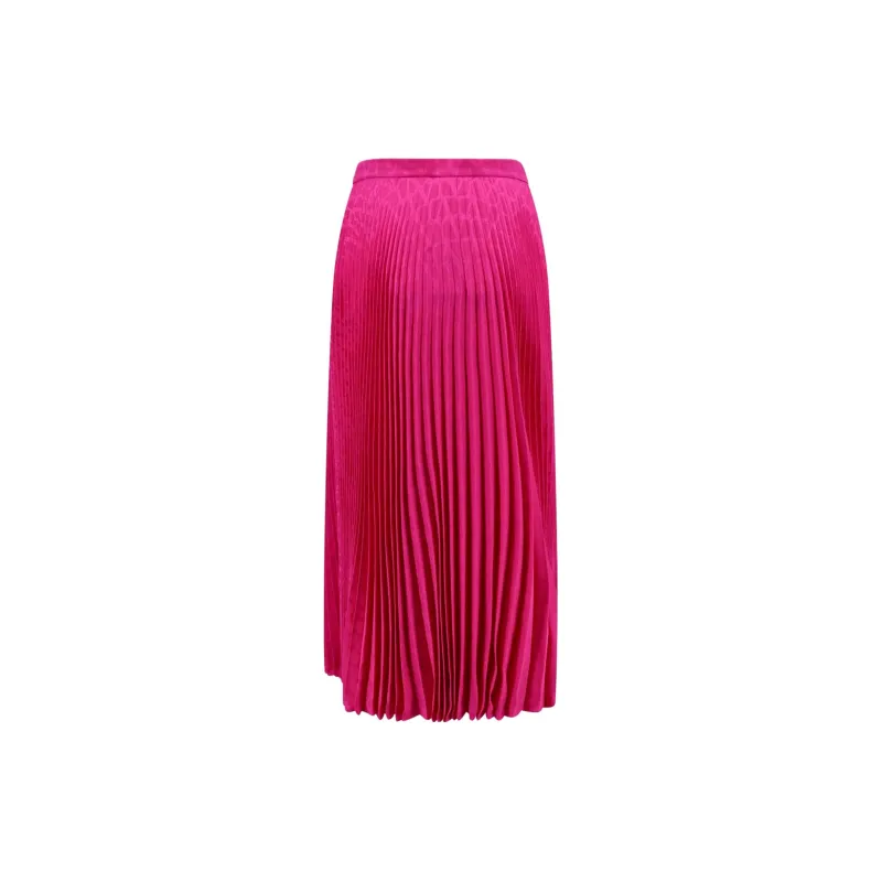 Valentino Jacquard Iconographe Pleated Skirt-1