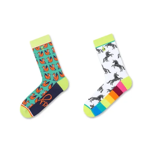 Woven Pear Unisex Mid-Calf Socks