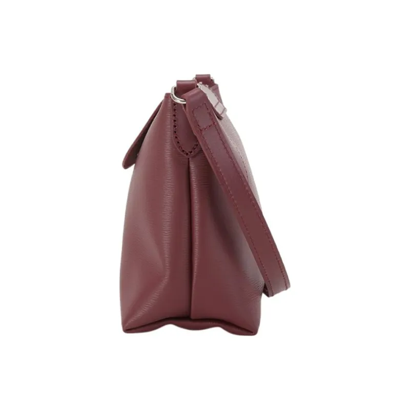 LONGCHAMP Le Pliage City Coated Canvas Dumpling Bag Crossbody Bag Shoulder Bag Women's Plum Color-2
