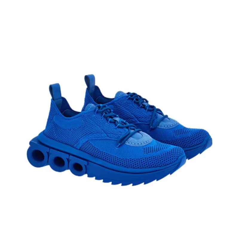 FERRAGAMO Low Top Casual Shoes Women's Blue-2