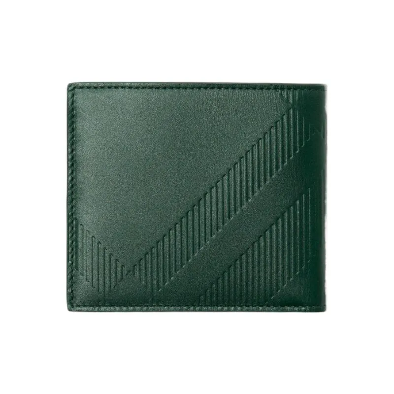 Burberry Calfskin Wallet Men's Vine Green-1