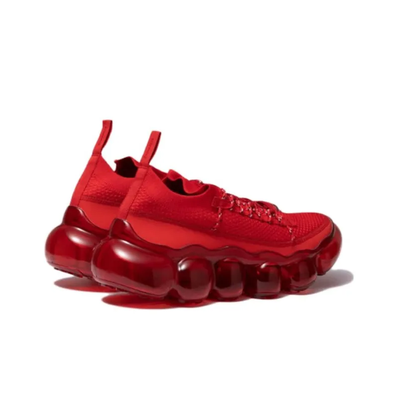 Grounds Low-Top Casual Shoes Unisex Red-3