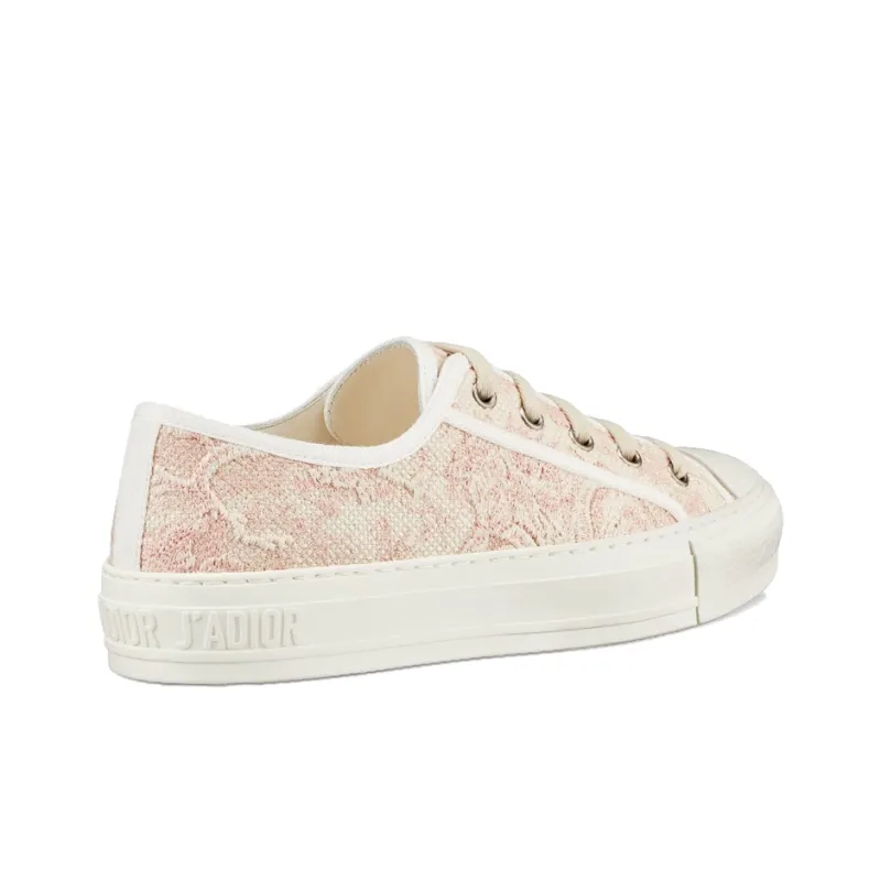 DIOR Walk'n'Dior Toile De Jouy Low Top Stylish Skateboarding Shoes Women's Light Pink-3