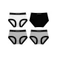 4 Pack (2 Gray+Black+White)