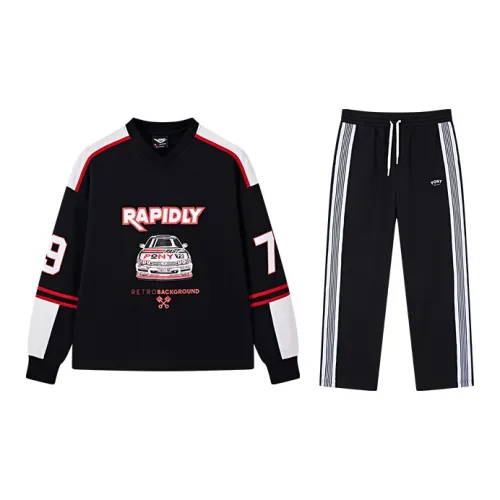 Pony Sweatshirt Sets Unisex