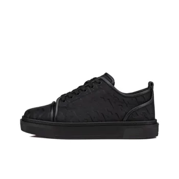 CL LUBOTING Low Top Skateboard Shoes Men's Black