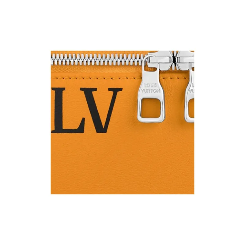 LOUIS VUITTON Vertical Box Trunk Saffron Yellow-4