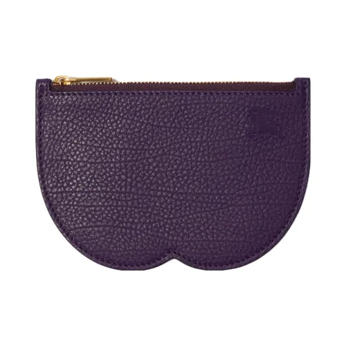 Burberry Calfskin Storage Bag Small Size Women's Ribbon Purple