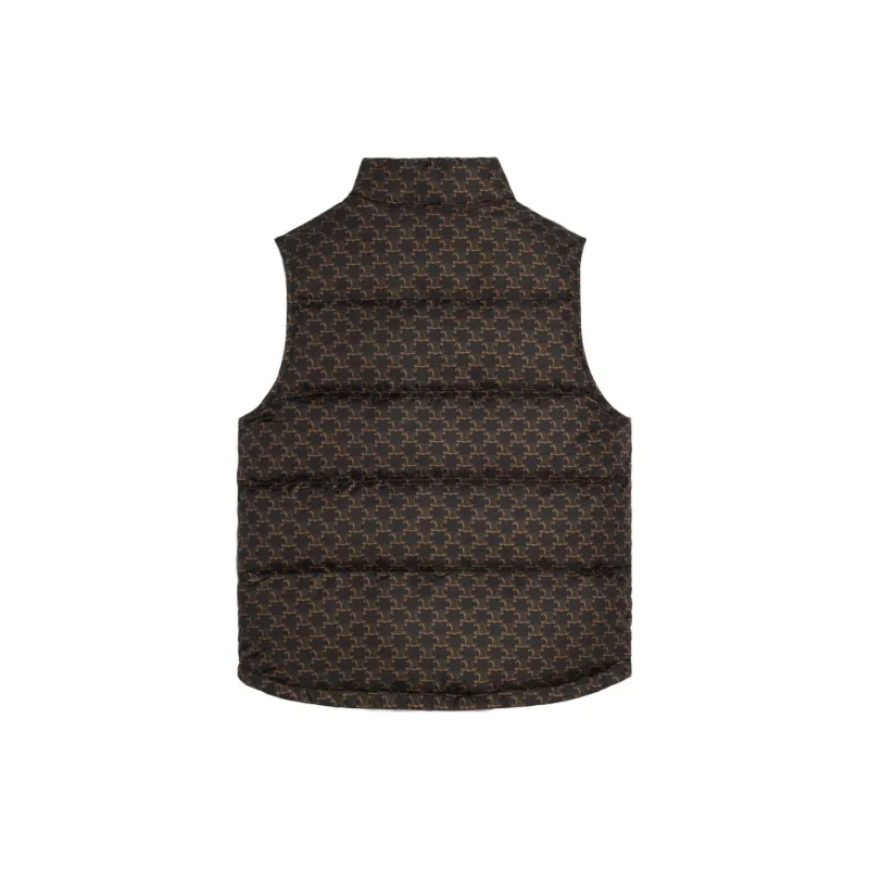 CELINE Quilted Vest In Monogram Nylon-1
