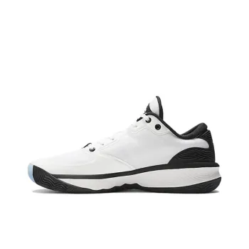New Balance Hesi Cushioned Wear Resistant Breathable Low Top Vintage Basketball Shoes Men's White Black