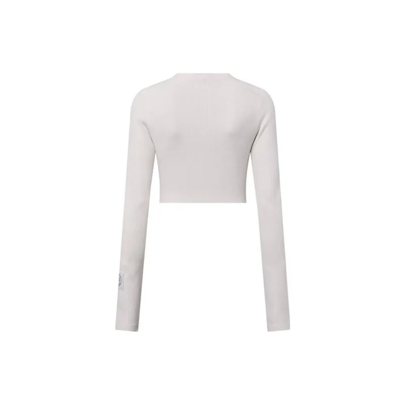 LOUIS VUITTON Sweater Women's Gray White-1