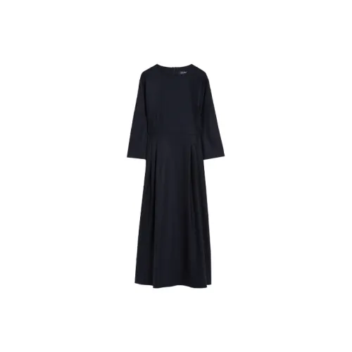 MaxMara Long-Sleeved Dresses Women's Midnight Blue