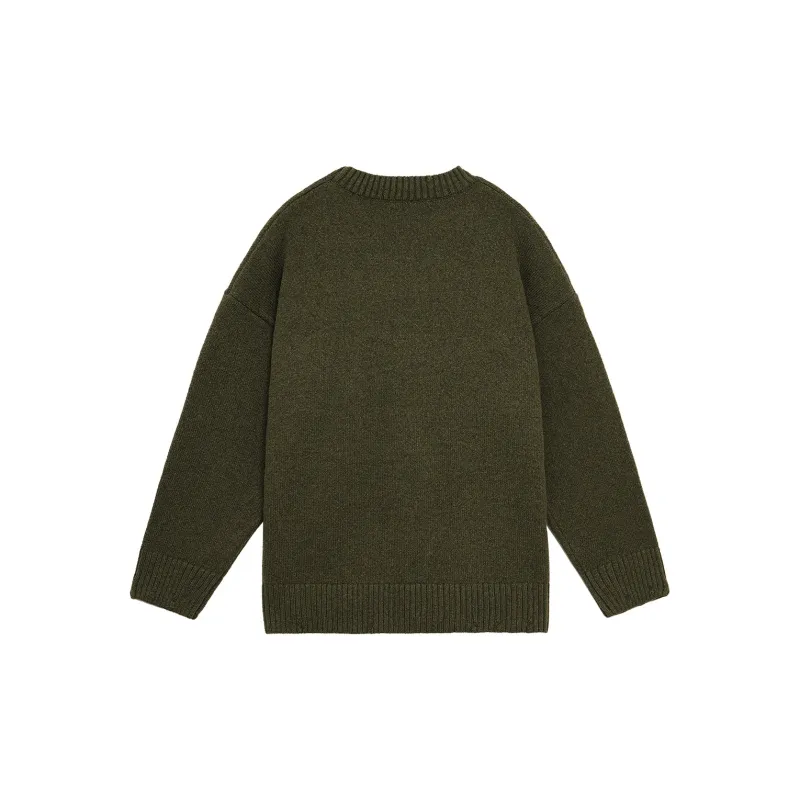 Bodydream Sweaters Unisex Army Green-1