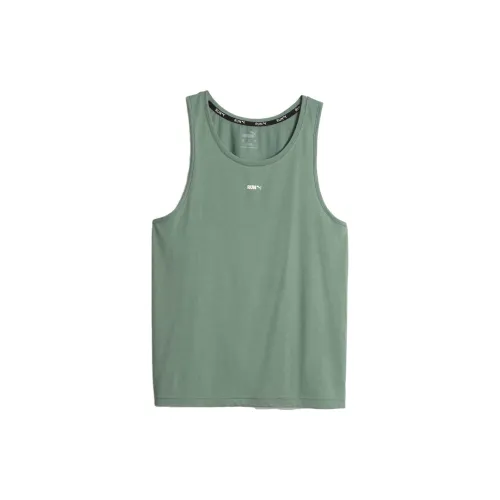 PUMA Running FAVORITE LS Tank Tops Men Eucalyptus Green