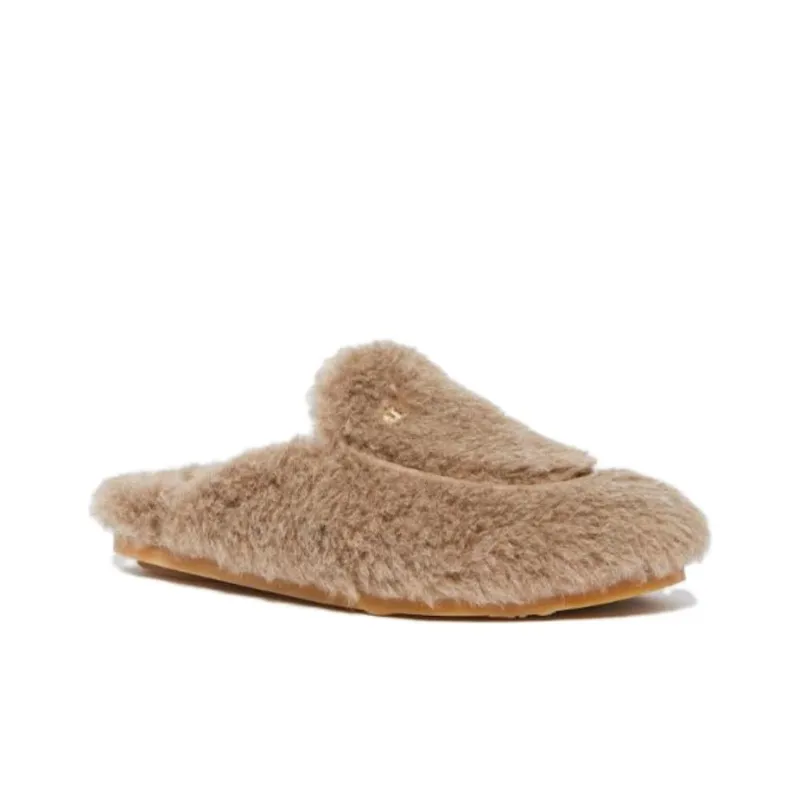 MaxMara Wrap-toe Slippers Women's Umber-2
