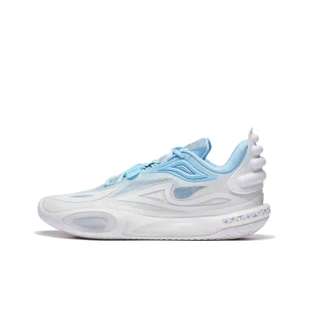 LiNing Wade All City 11 V2 Cushioning Wear Resistant Low Top Basketball Shoes Men's Mist White