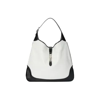 GUCCI Jackie 1961 Leather Half Moon Shoulder Bag Women's