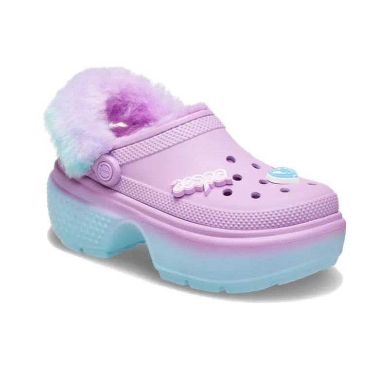 Crocs X Aespa Clogs 'Lilac Blue'-5
