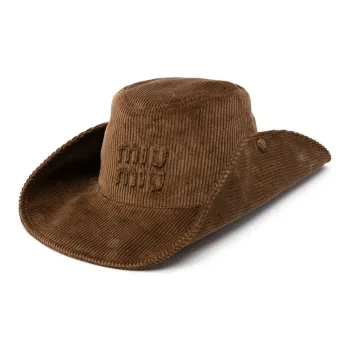MIU MIU Wool Hats & Caps Women's Brown