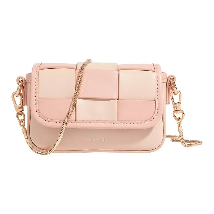 AILUXI PU Small Square Bag Crossbody Bags Mini Women's Pink-1