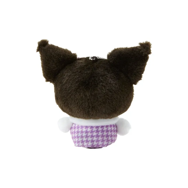 Sanrio Kuromi Multicolor Houndstooth Dolls Plush Pendant 14cm Height-1