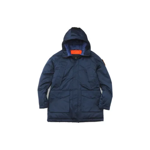 AKCLUB Puffer Jackets Men Navy Blue