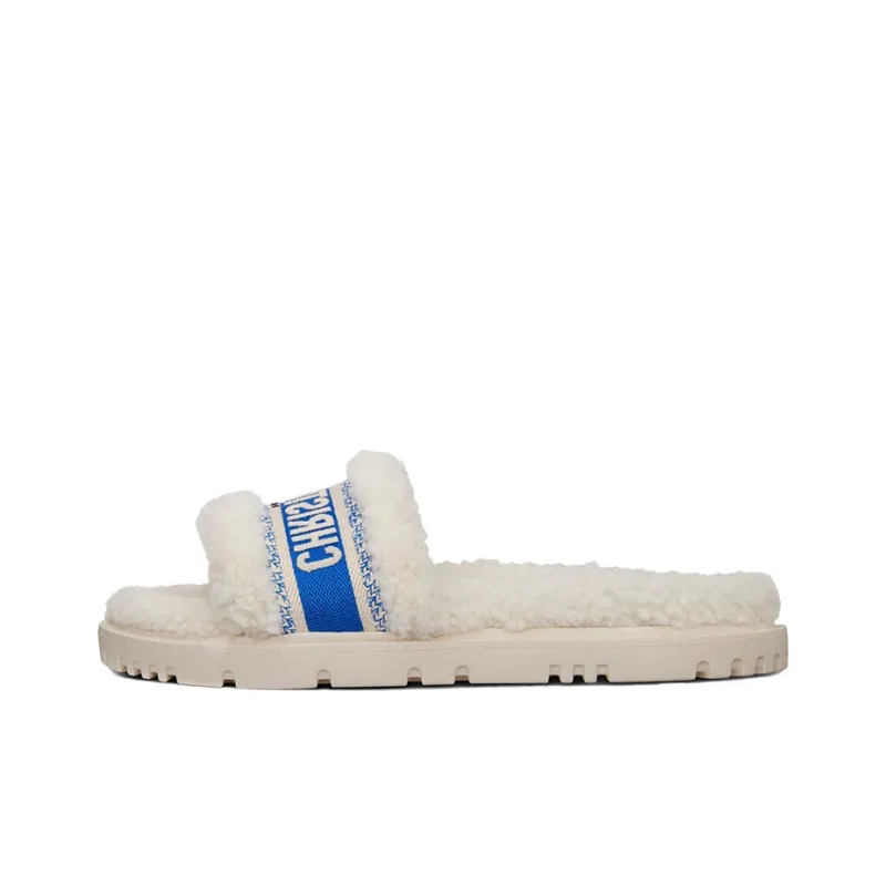 DIOR Dway Rubber Sole Slide Slippers Women's Lake Blue-0