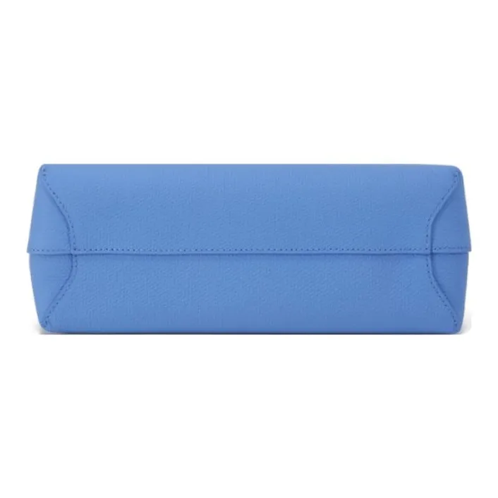 LONGCHAMP Roseau Cow Leather Shoulder Bag, Handbag, Shoulder Bag Medium Size Women's Royal Blue-4