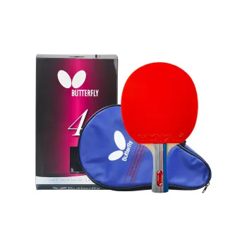 Butterfly Ping Pong Paddles Unisex Pure Wood Black Red